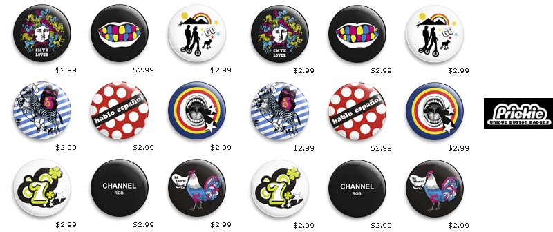 Badges - chapas de annaOMline en Prickie