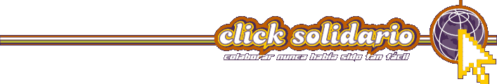 Click Solidario - Colaborar nunca hab�a sido tan f�cil